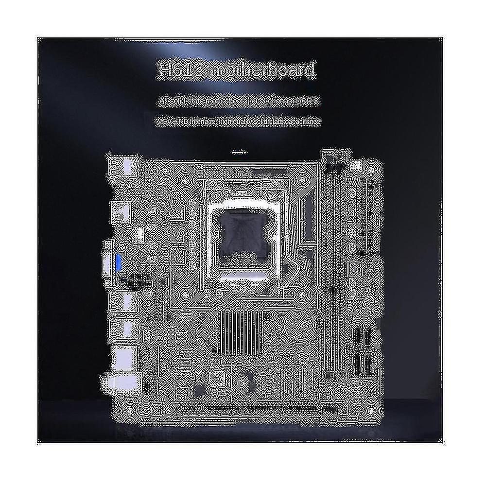 H61s (H61) Lga1155 płyta główna+smar termiczny+SATA+obsługa przegród 2xDDR3 Gniazdo USB2.0 Sata2.0