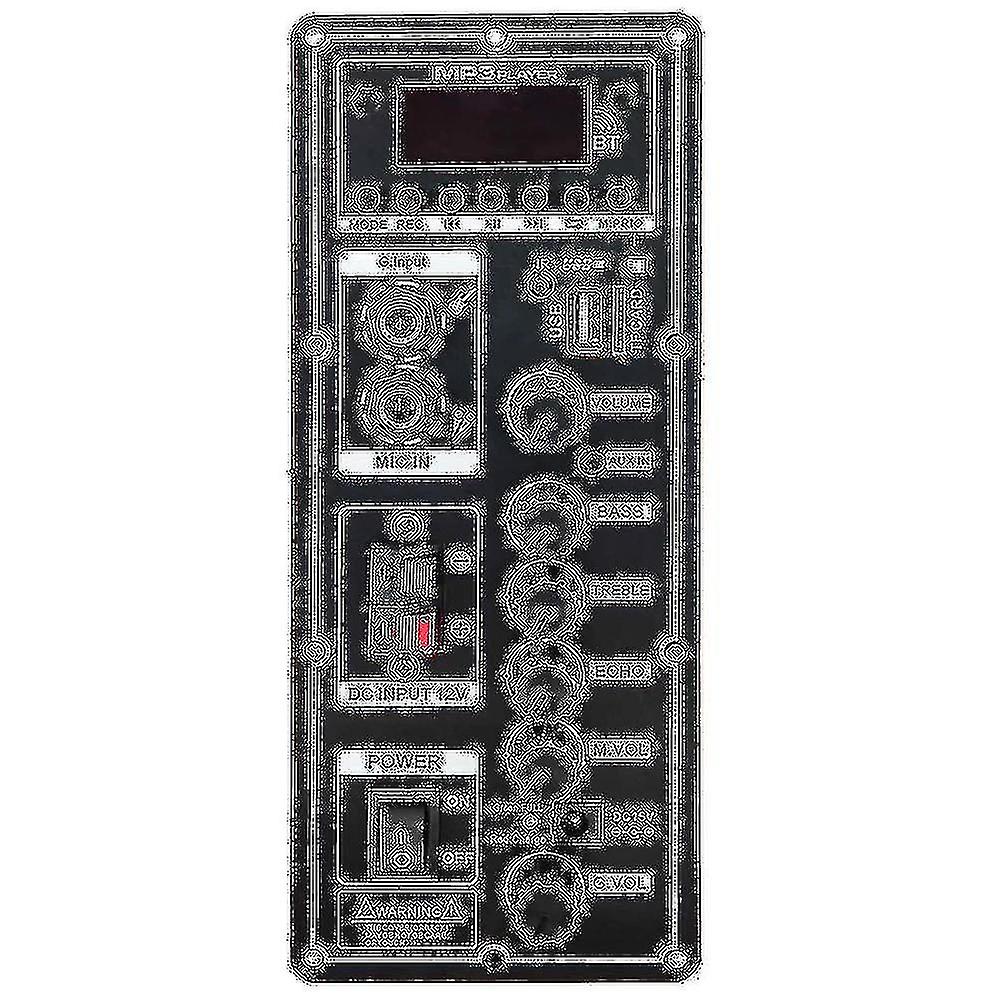 12v Amplifier Board Speaker Amplifier Bluetooth Aux Tf-card U-disk Recording 6-12inch 80w Speaker P