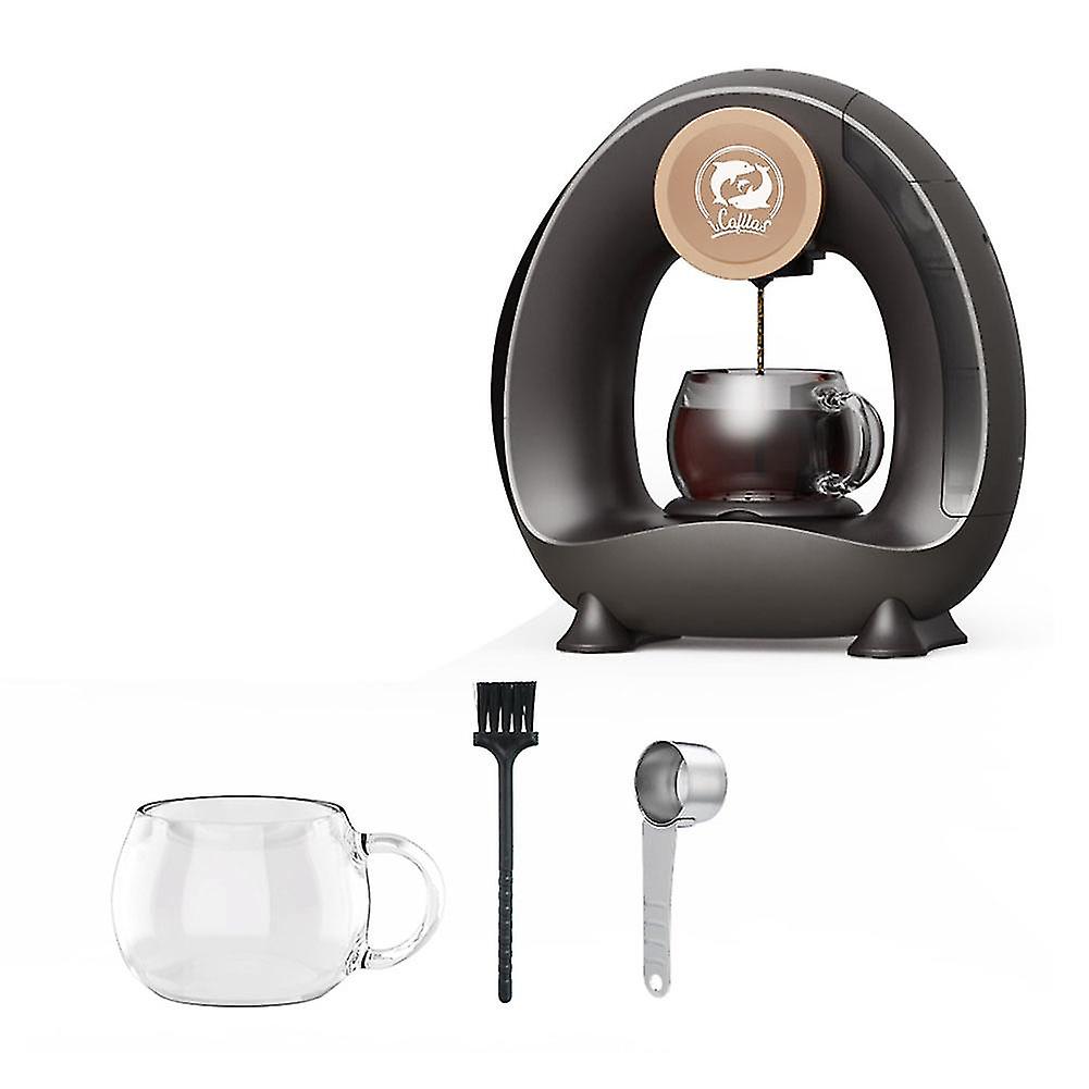 Noise-free One-button Extraction Mini Semi-automatic Coffee Maker American Coffee Machine Us Plug