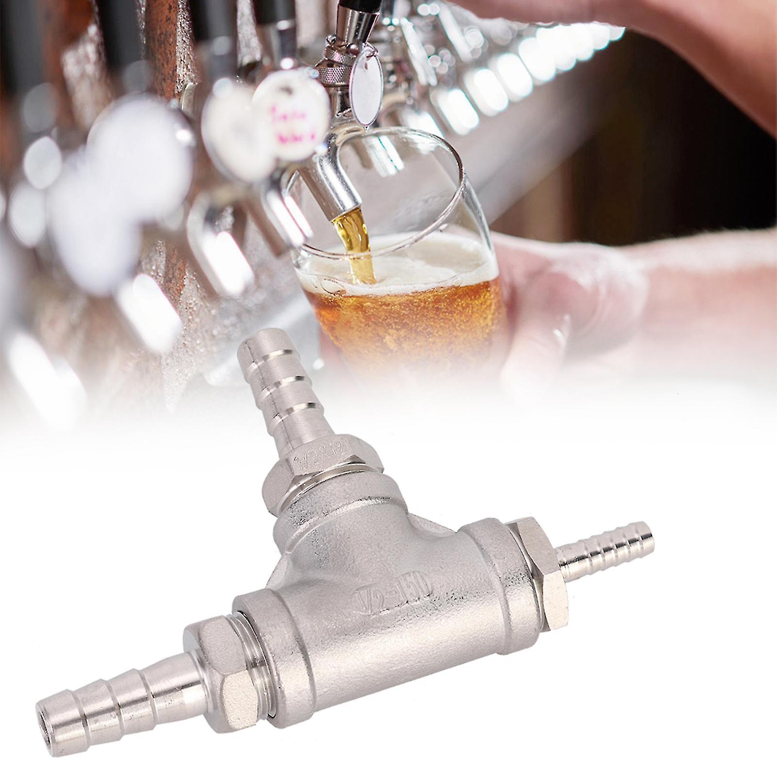 Household Brewing Stainless Steel Diffusion Stone Inline Oxygenation Aeration Kit, Aerator Kit Oxygenation Diffuser for Homebrew Accessories