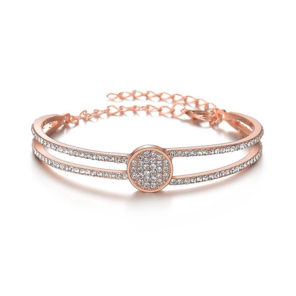 Geometric Bracelet Simple Personality Retro Round Interlocking