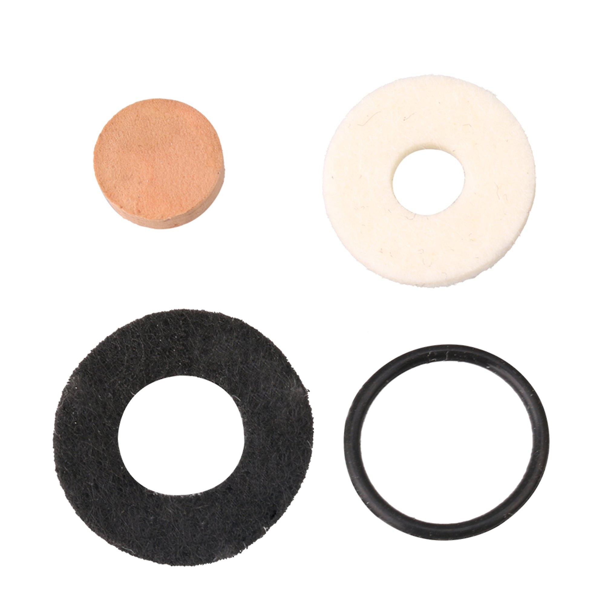 17 x Brass instrument Valve Felt Pad Valve Guides with Mouthpiece Puller
