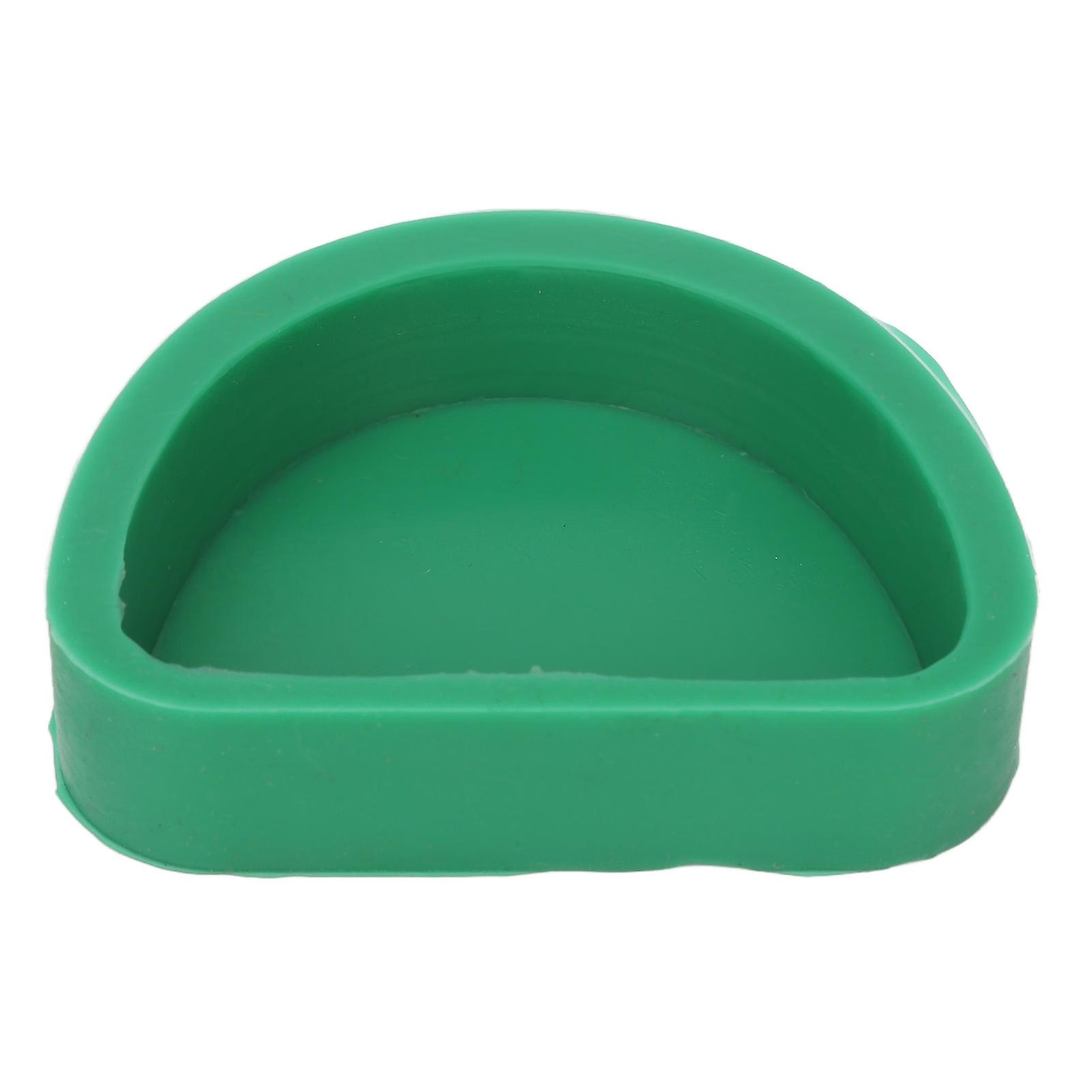 Dental Lab Model Base Slotted Type Silicone Dental Plaster Molds for Dental Clinic Green M 2.8 X 2.2in