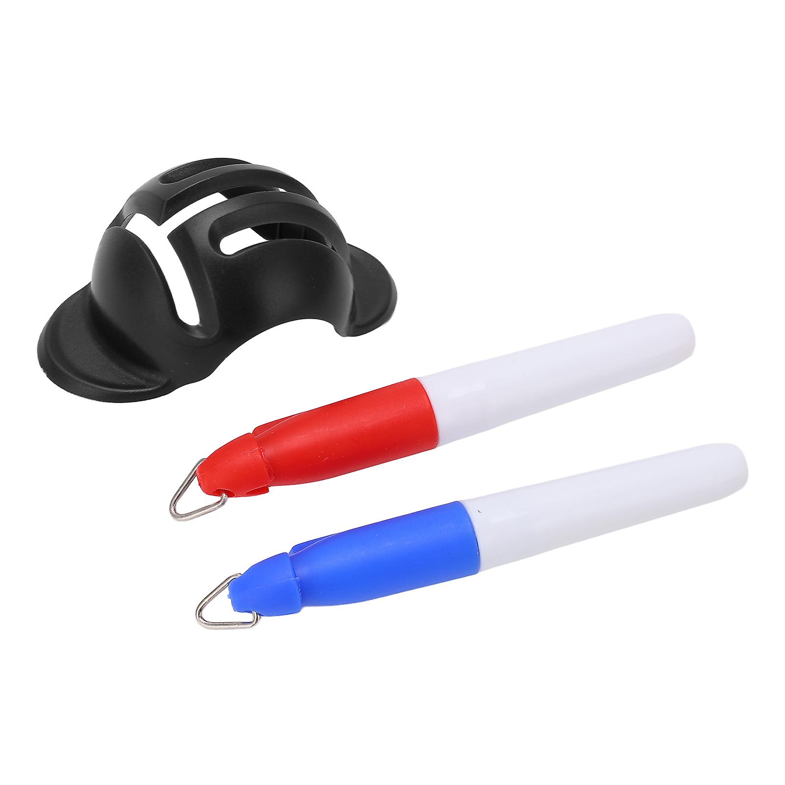 Golf Ball Line Marker Marker Stencil Golf Ball Triple Track 3 Line Marker for AlignmentBlack