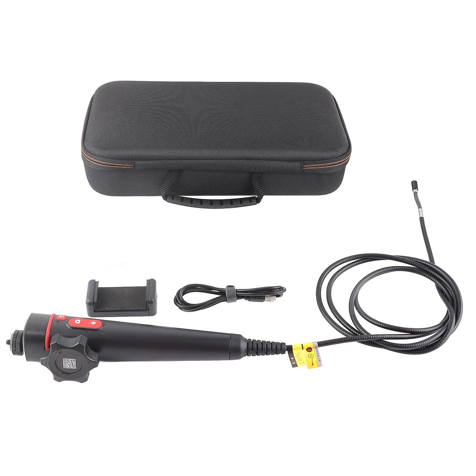 Compact WiFi Endoscope with 180° Rotation, 2m Cable, and Adjustable LED Light
