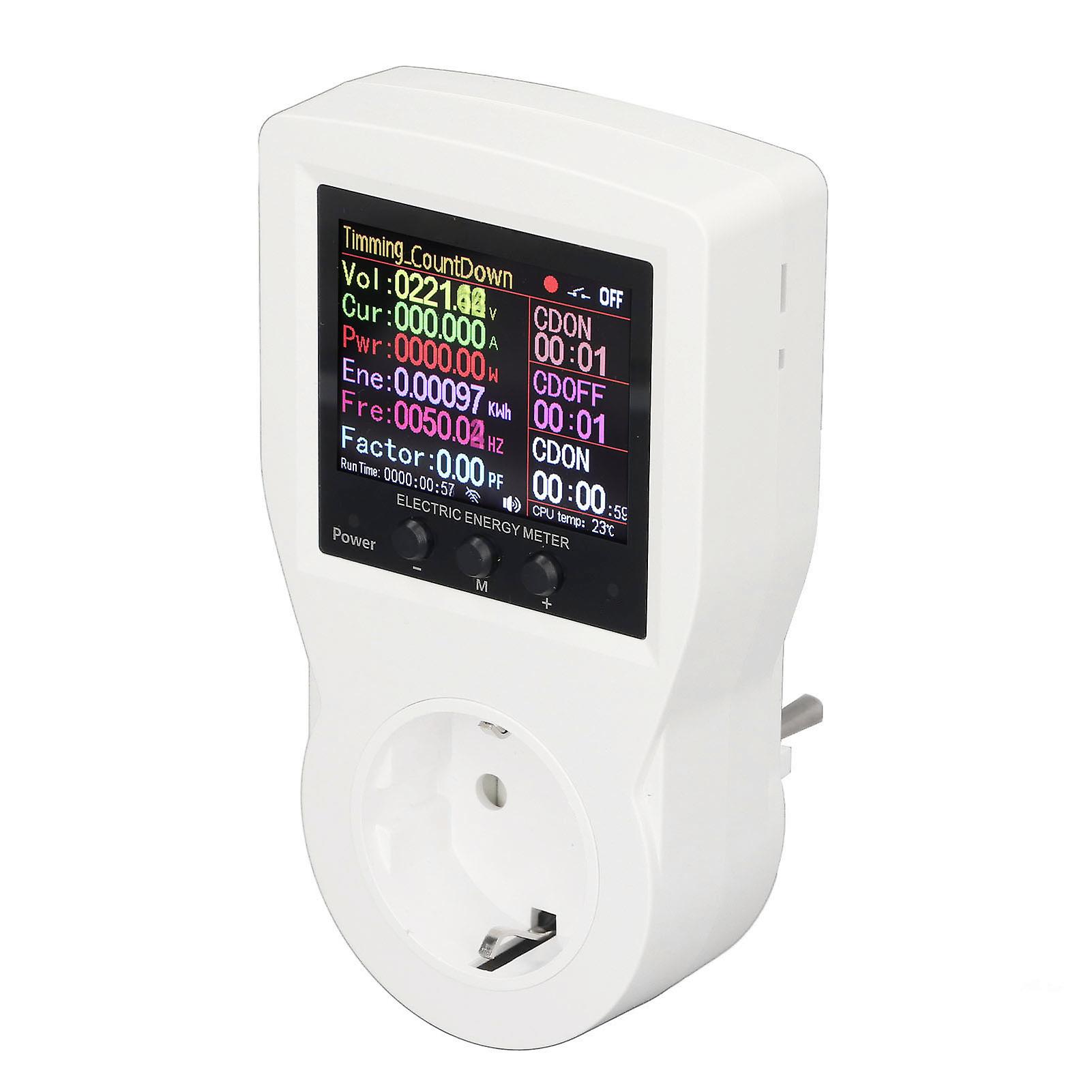 Smart Metering Socket Realtime Monitoring 16A Maximum Current 3680W WiFi Intelligent Outlet
