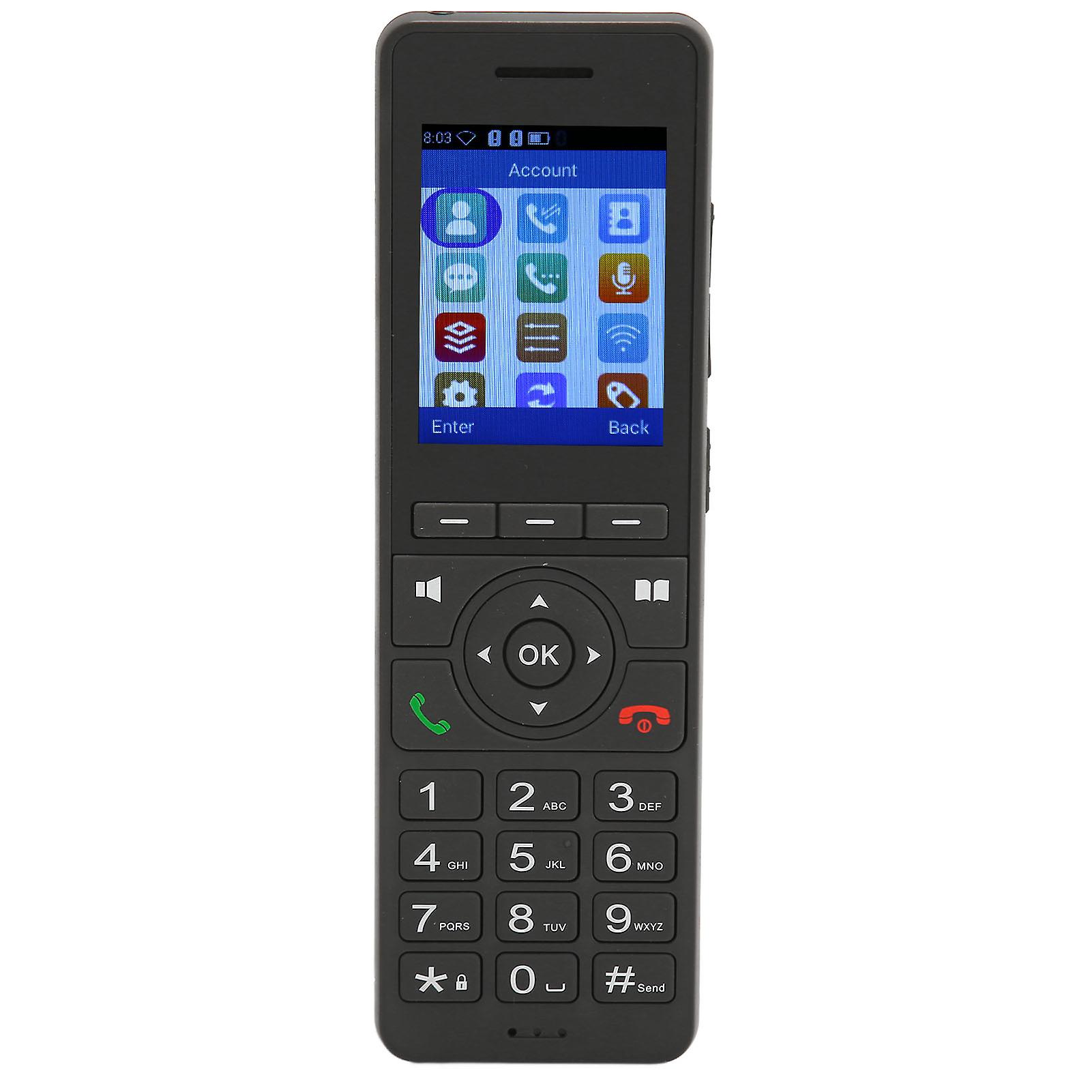 Cordless Landline Telephone Support 4G Network IP Phone 2.4in Color Screen VOIP Phone Portable WiFi Phone EU Plug 100?240V