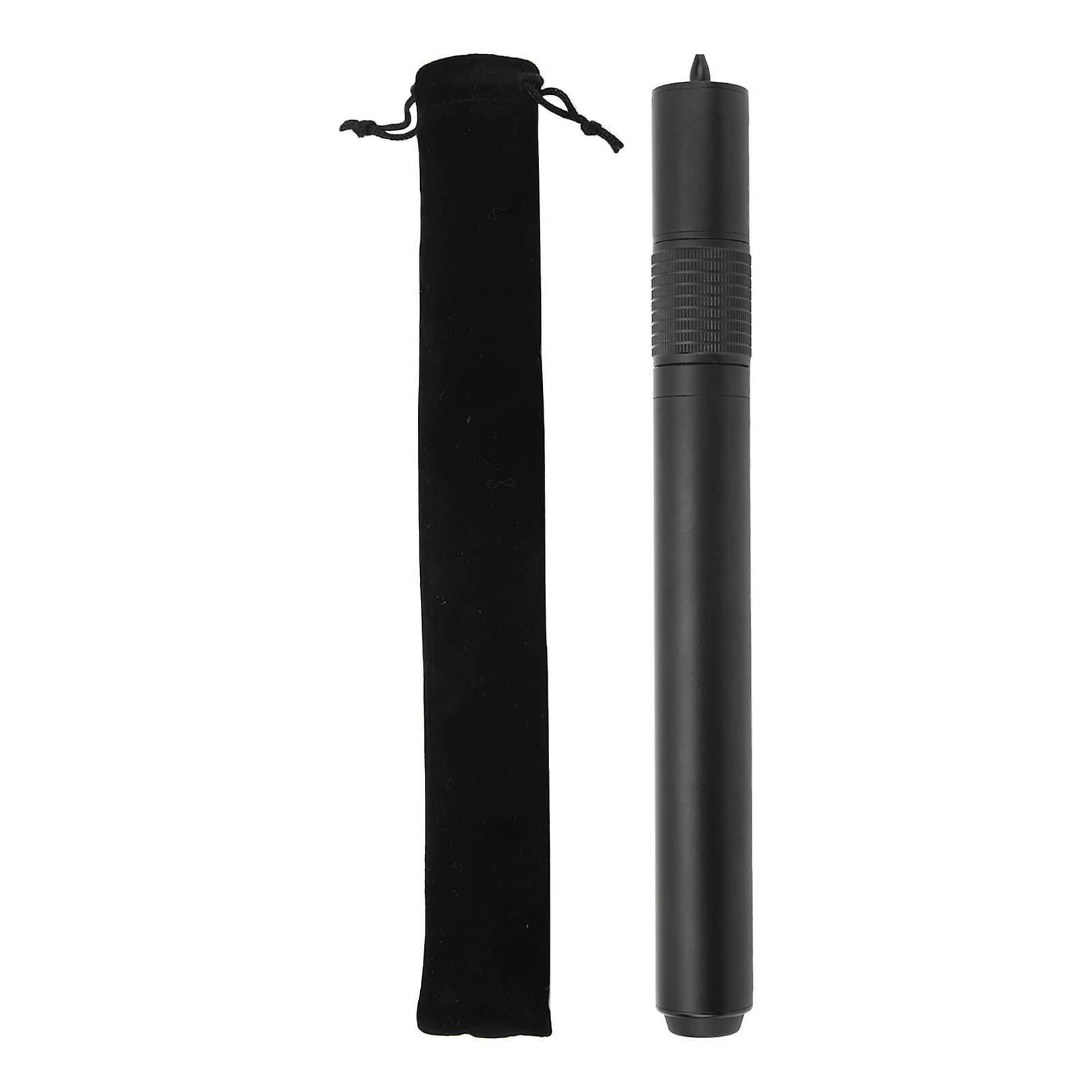Pool Cue Extension Aluminum Billiards Cue Extension Pool Cue Extension Handle with Storage Bag Black