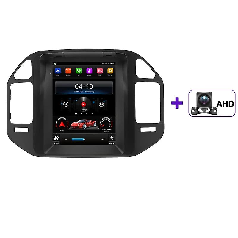 Car Audio Carplay Android Auto for Mitsubishi Pajero V60 68 V73 1999-2006 Tesla Style Multimedia