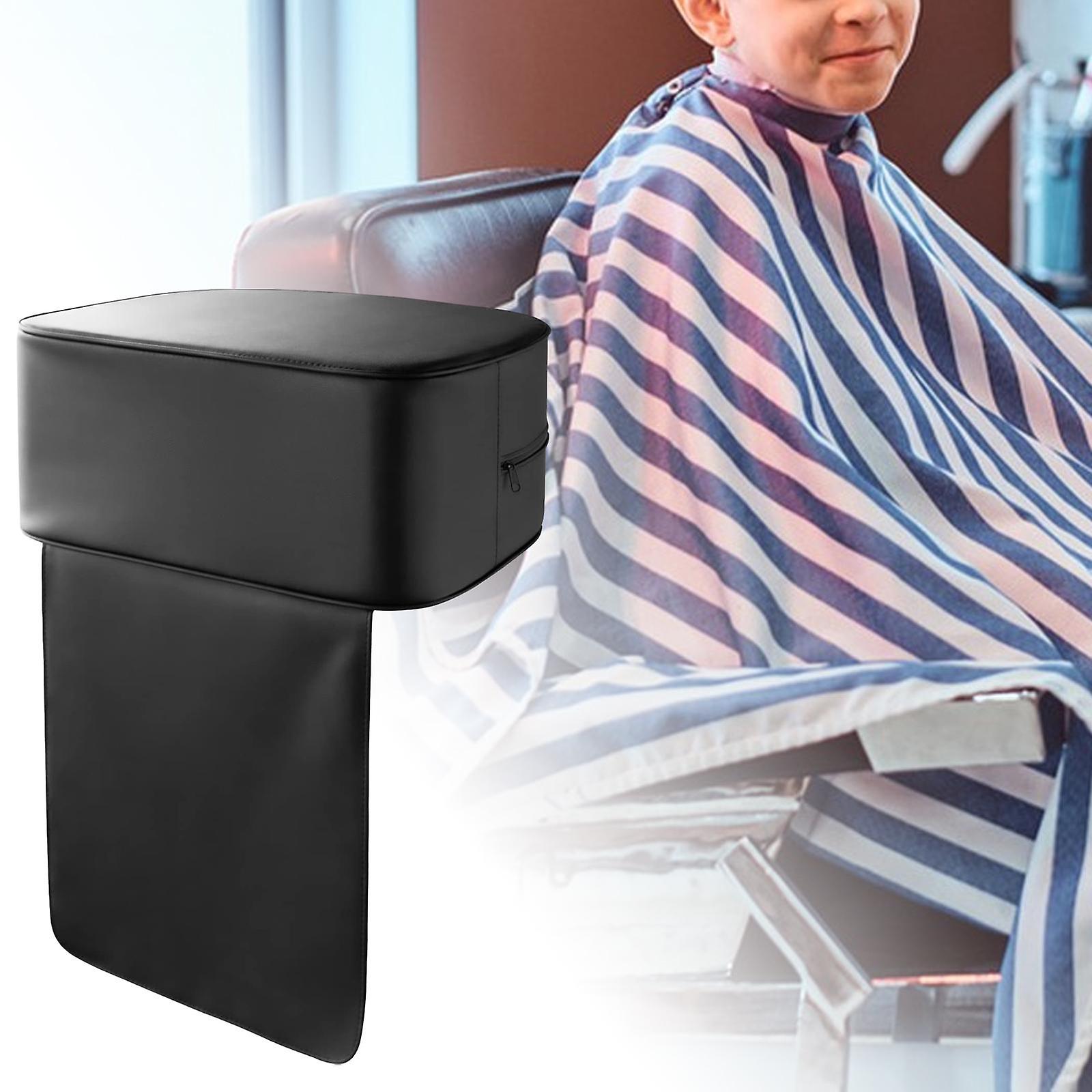 Siège Rehausseur Salon Coupe Cheveux Enfant 39x30x18cm - Cuir PU Confortable