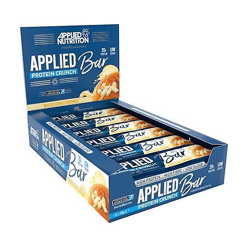 Applied Protein Crunch Bar, White Choc Caramel 12 units of 60g