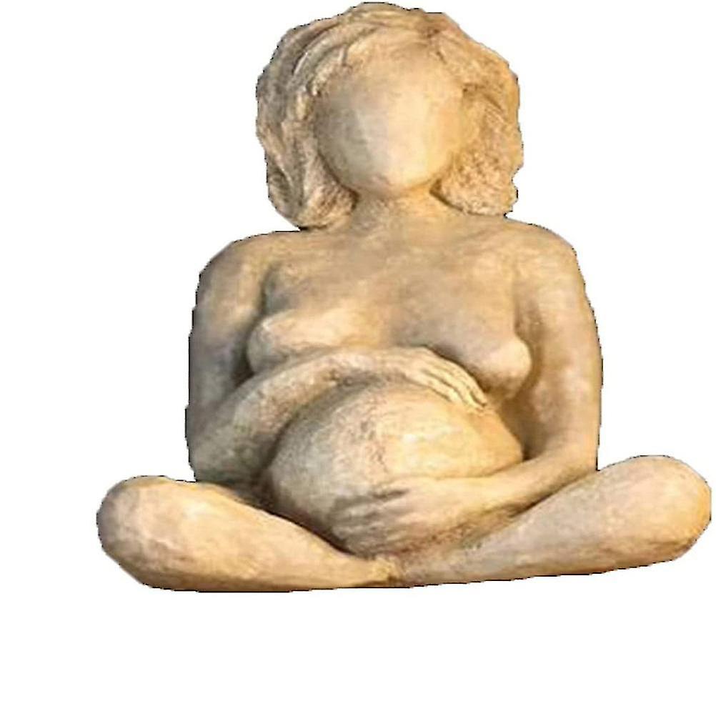 Fødende kvindeskulptur Mor føder statuen af en kvinde