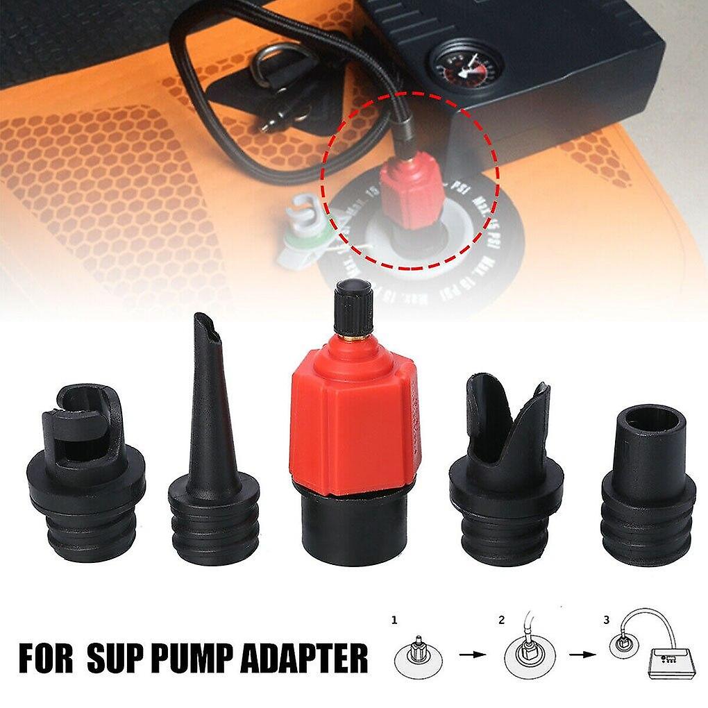 4-tlg. SUP Pumpenadapter Set - Multifunktions-Adapter Für Aufblasbare Boards & Boote