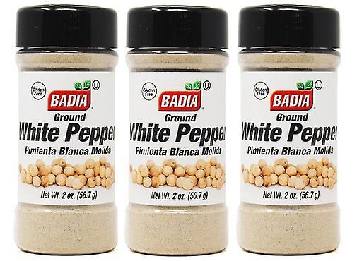 Badia Ground hvit pepper krydder 3 pakke