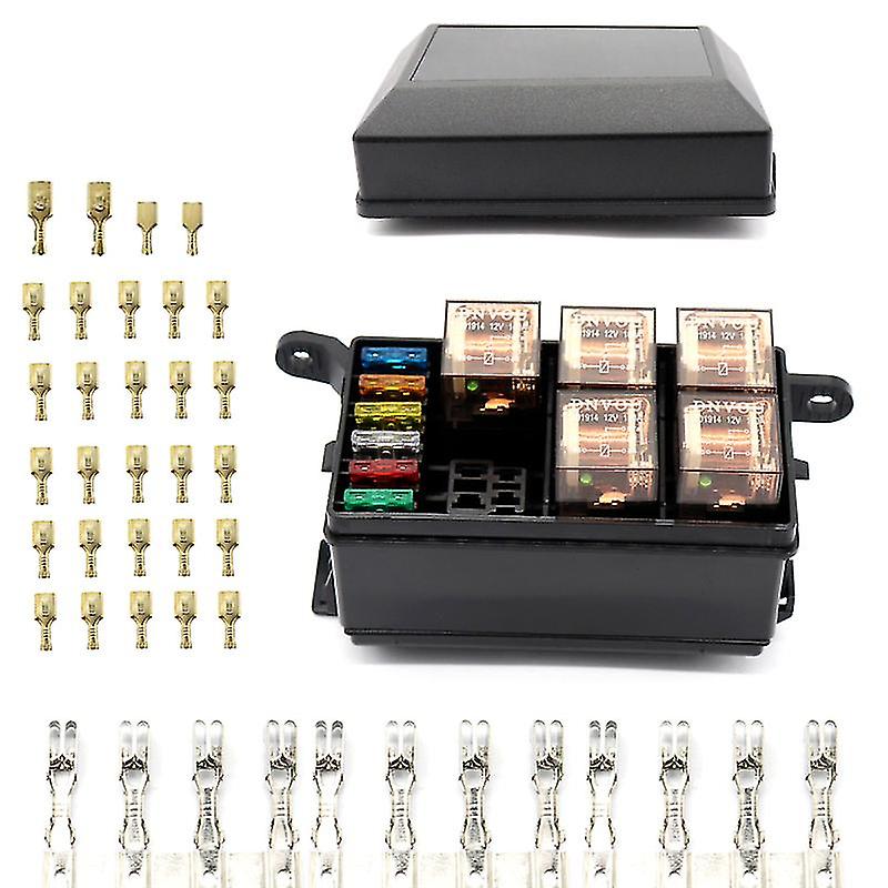 5pcs 12v κάτοχος ασφαλειών