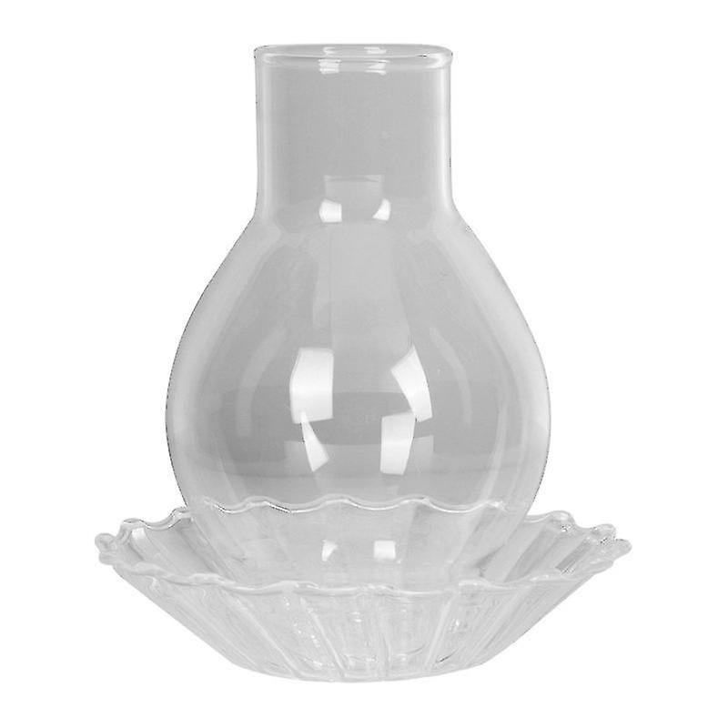 1set Glass Candle Stand