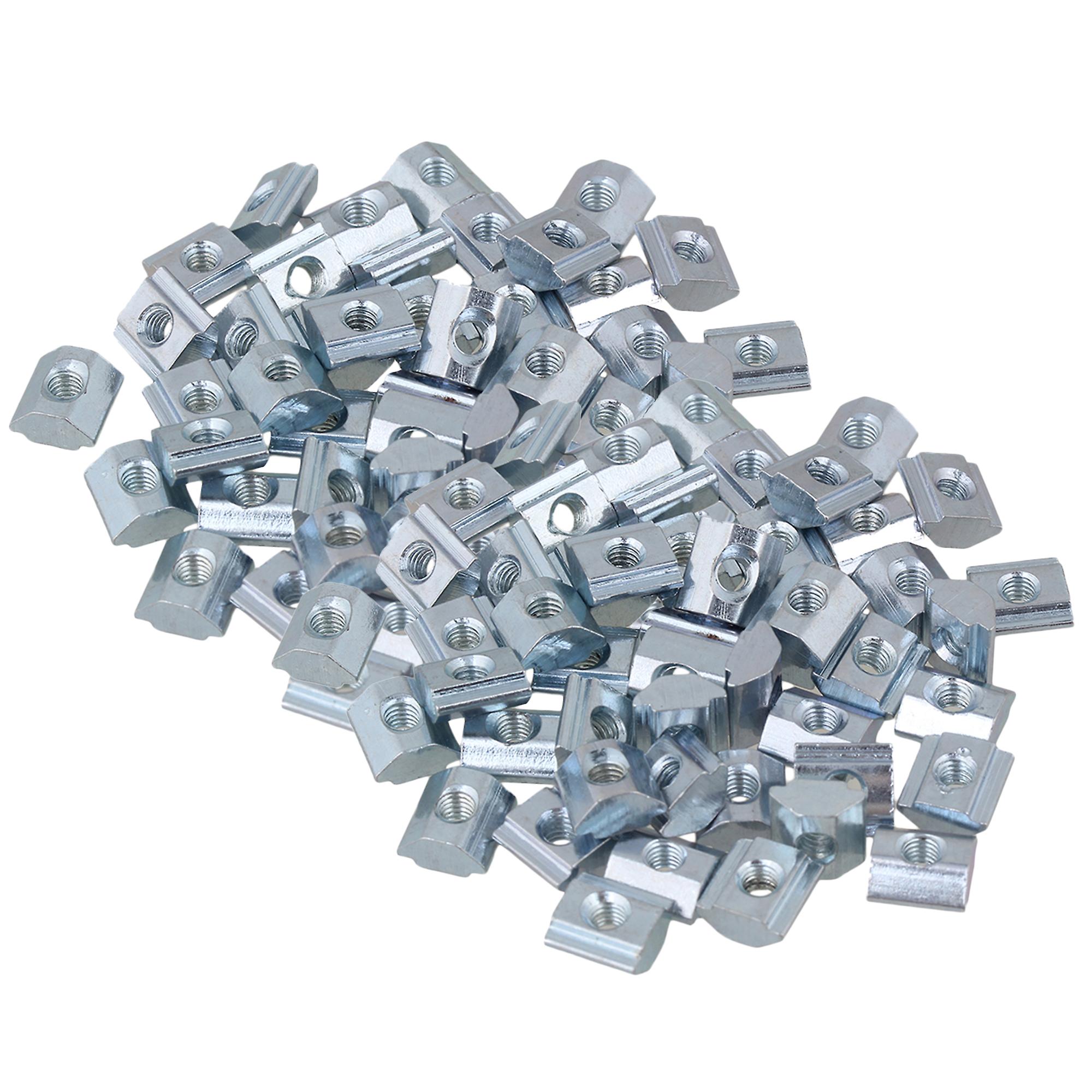 100Pcs M4 Slide T Nut Tee Sliding Nut for 20 Sereis Aluminum Extrusion