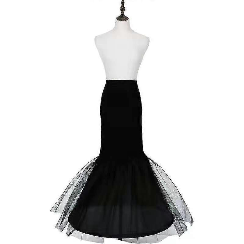 chinese dress ladies CharmingBridal 1 Hoop Mermaid Trumpet Petticoat Underskirt Mermaid Slip For Wedding  dress Crinoline Small Medium at Amazon Women's Clothing store main image 1