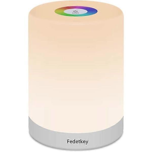 LED Touch Control Rechargeable Smart Bedside Lamp