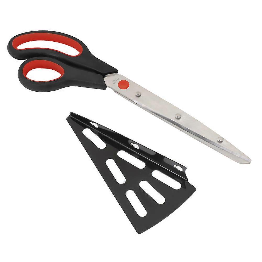 Pizza Shear Multifunctional Kitchen Scissors,Stainless Steel Comes Apart EasilyRed