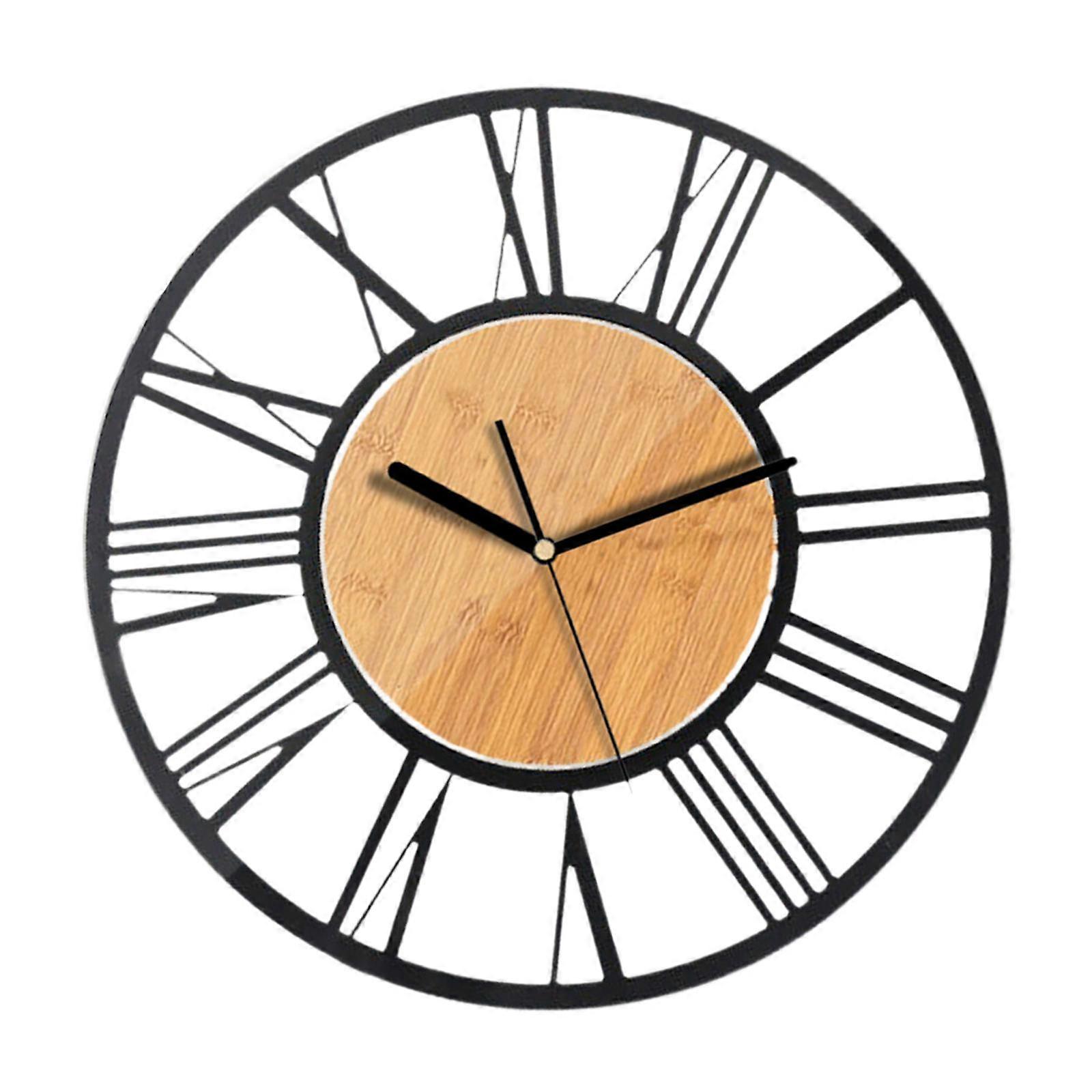 Interior Wall Clock Practical Creative Hanging Clock for Indoor Shop Bedroom