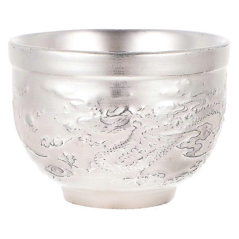 1pcs Kitchen Tableware,Durable Silver-plated Tea Cup