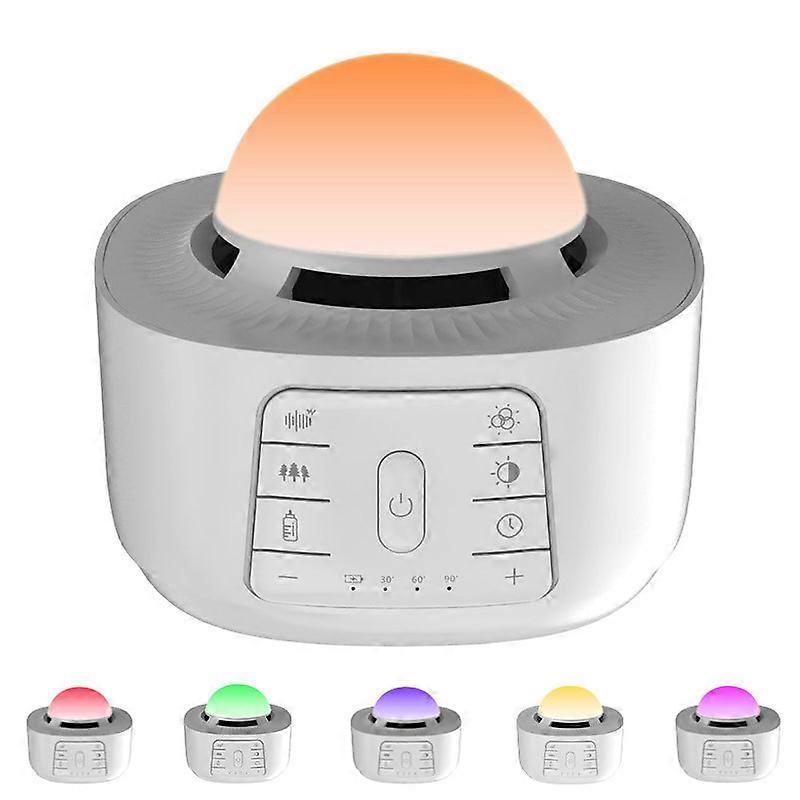 White noise machine, projector lamp, music to soothe sleeping baby, white noise sleep instrument, colorful lamp to help sleep