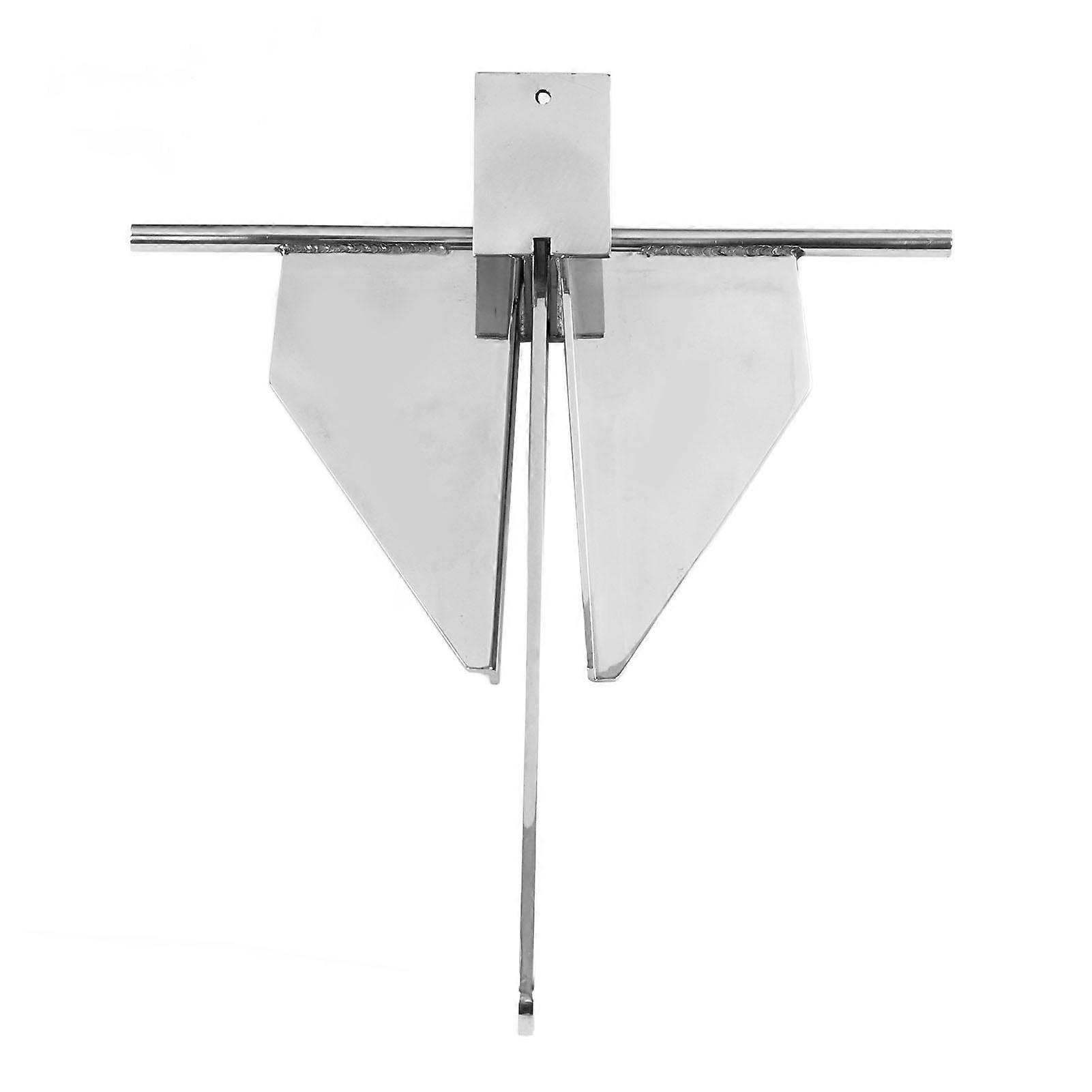 Boat Anchor Stainless Steel Rust Proof Quick Sink Strong Grip Boat Grapnel Anchor 5kg E2U711