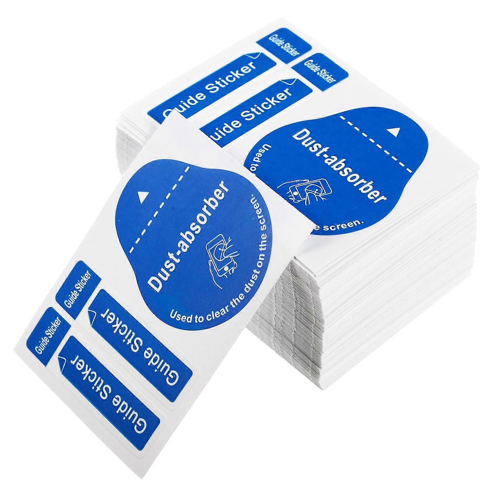 200 Pcs Computer Keyboard Stickers Remover Phone Phone Screen Cleaner Monitor Cleaner Lcd Guide Dedust Sticker