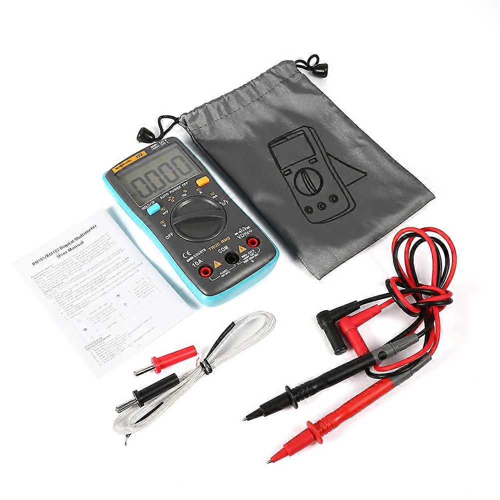 Digital Multimeter Measuring Instrument AC/DC Ammeter Voltmeter Portable Meter (RM102)