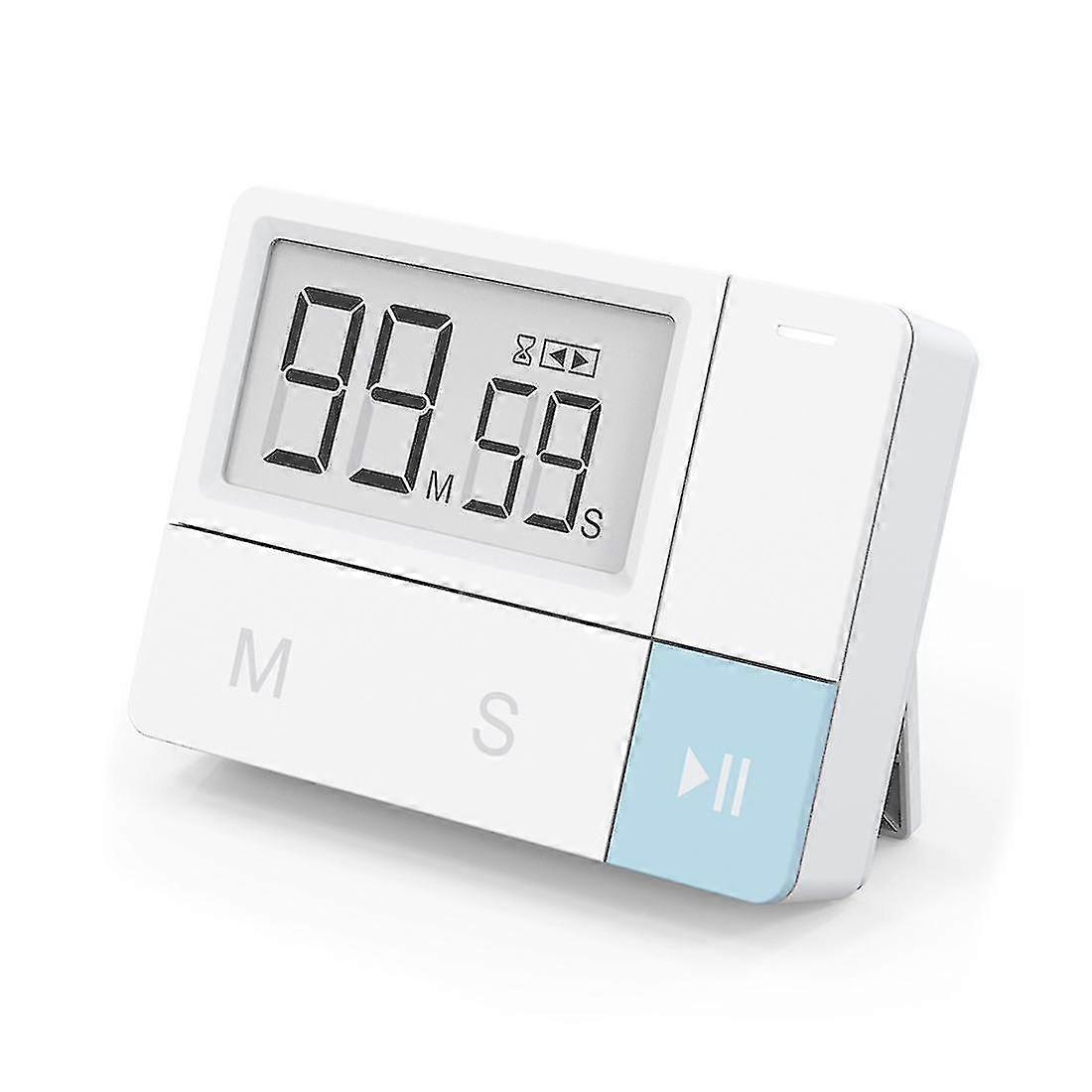 Digital Screen Kitchen Timer Large Display Digital Timer Clock White