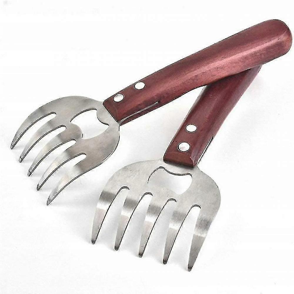 GYFDYM meat Separator Meat Separator Kitchen Utensils Fork 2 Pieces Red Meat Separator