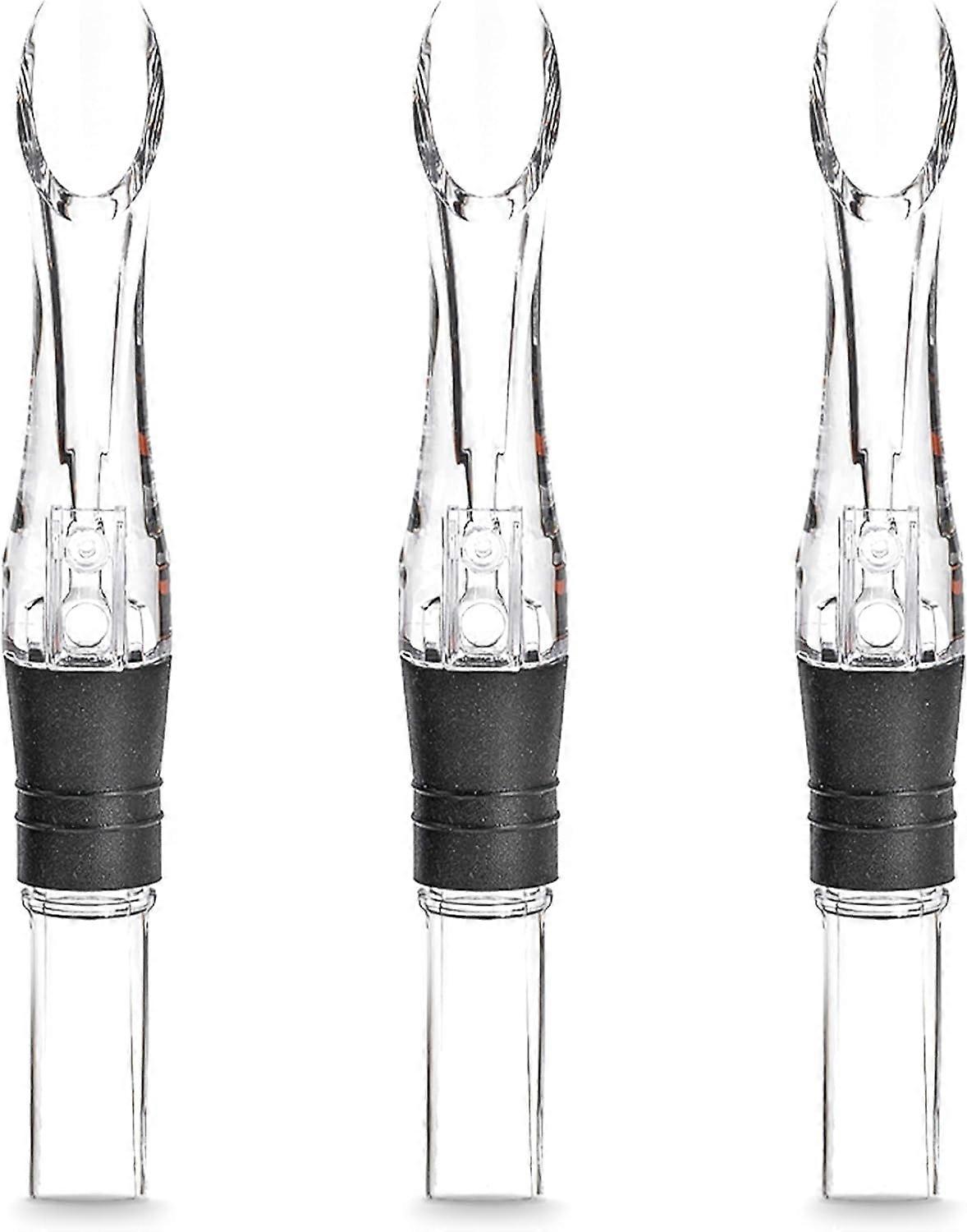 Bottle-Top Wine Aerator with Dripless Pour Spout - Easy to Clean Acrylic Material - Easy- Pour Desig