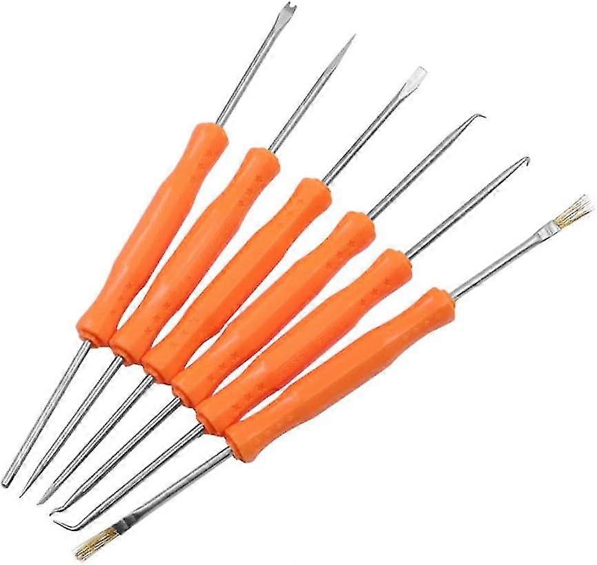 6PCS Double-Sided Professional Welding Auxiliary Tool, for Electronics Component Soldering, Desoldering, PCB Repair and Welding Auxiliary DIY Accessor
