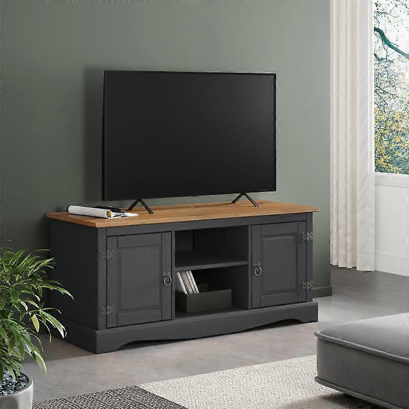 Corona Charcoal 2 Door Media Unit