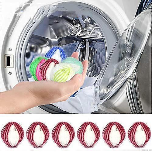 6Pcs Réutilisable Épilateur Chien Chat Épilateur Pour Vêtements Machine À Laver Attrape-Cheveux Boule De Sécheuse Boule De Sécheuse