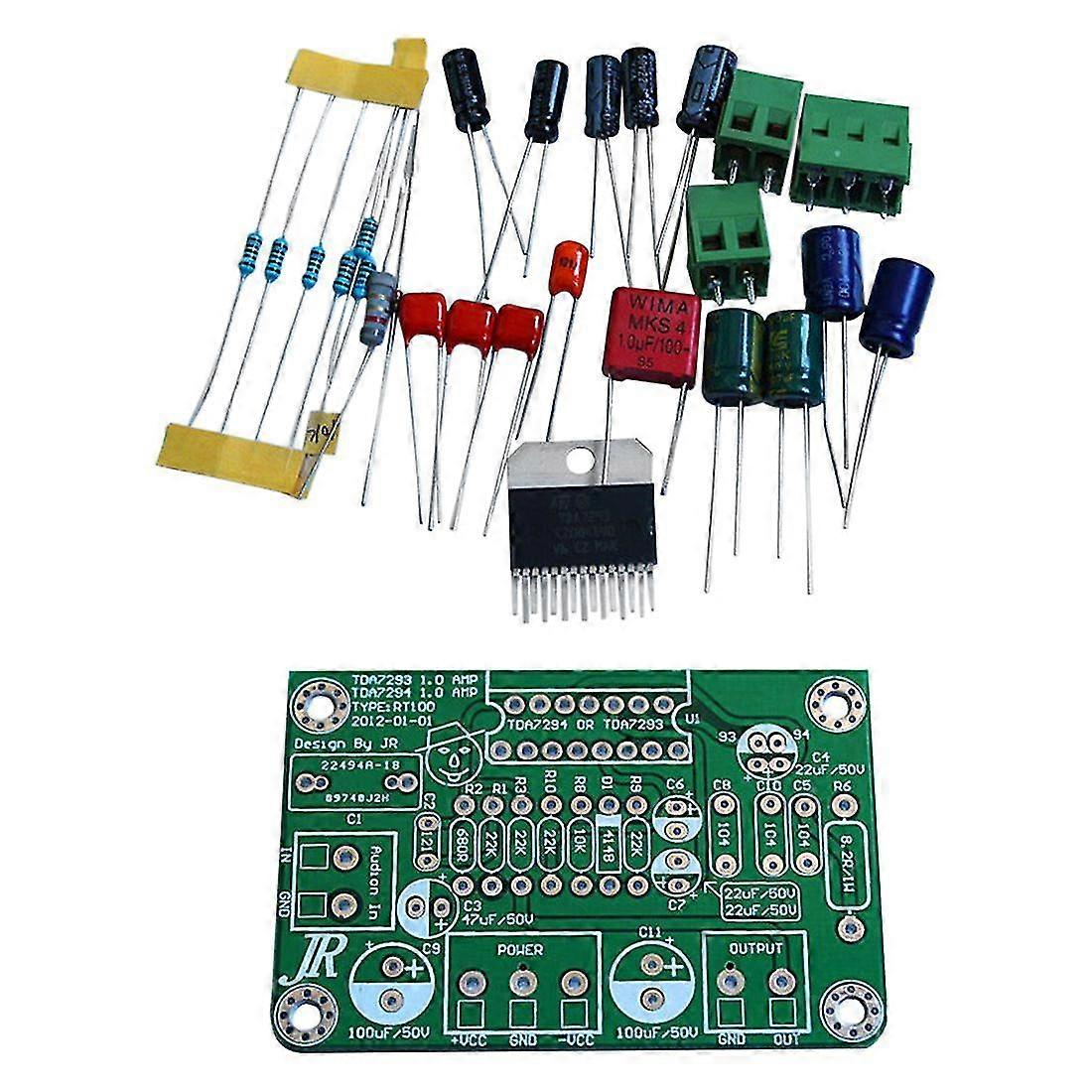Tda7294 80w 100w Mono Audio Amp Verstärker Board Dc30V-40V Kits Passend für Tda7293 Grün