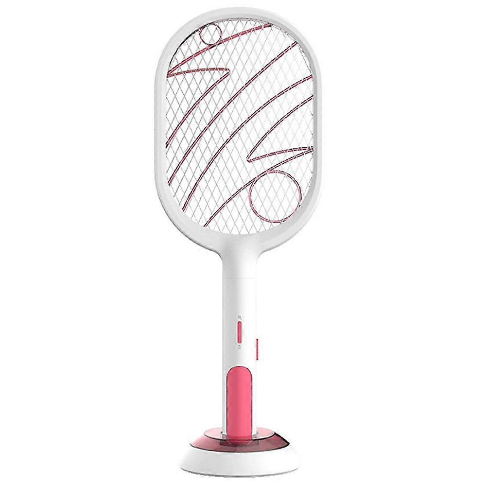 Electric Mosquito killer, Fruit Fly Swatter Zap Pest Control USB Rechargeable, LED Lighting, Unique 3 Layer Safety Mesh