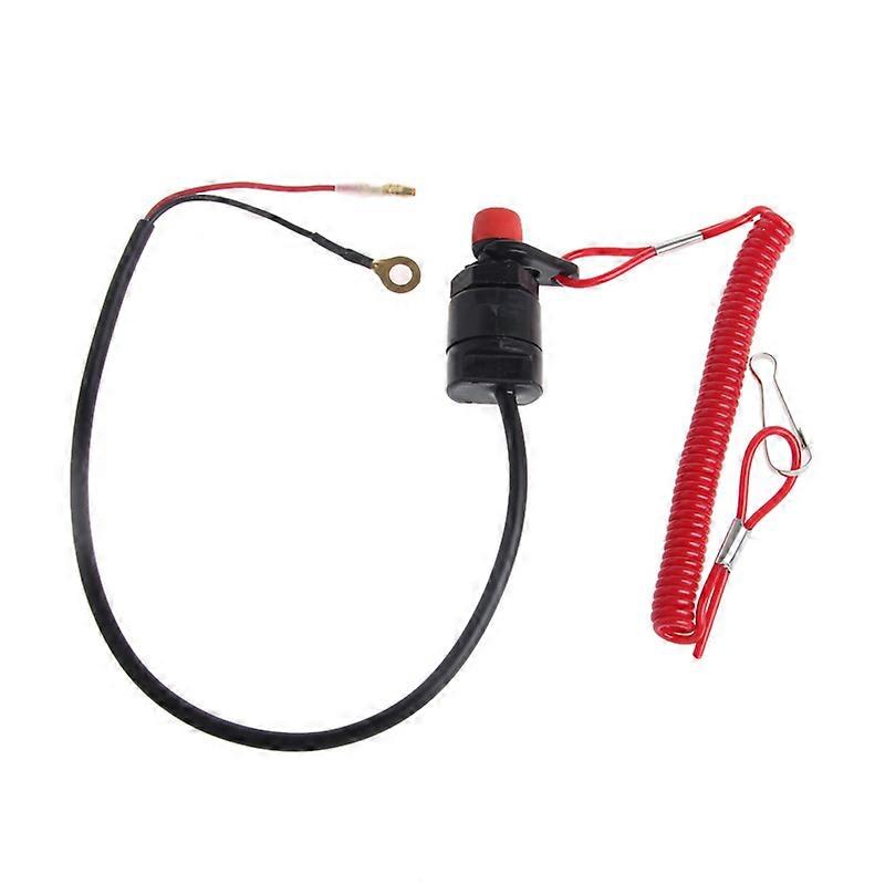 OOTDTY Safety Tether Lanyard Motorcycle Universal Boat Outboard Motor Kill Stop Switch-m30 JOHX