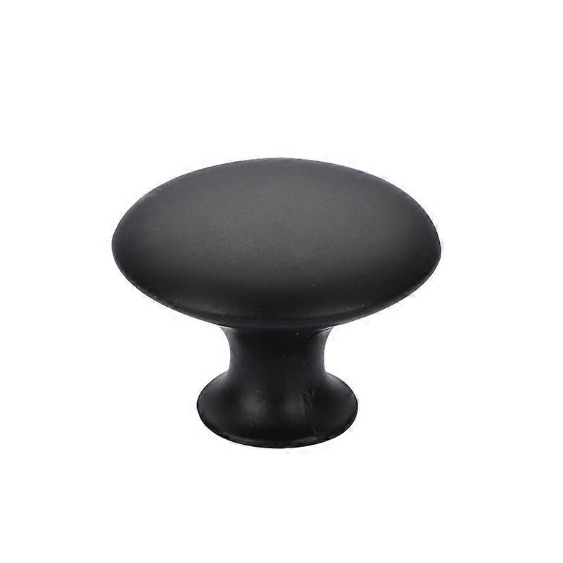 6 Units Black Cabinet Knob Round Cabinet Knobs Furniture Handle Knobs, Kitchen Cupboard Knobs Solid Drawer Cabinet Knobs 3*2.2*1.5cm Black YDW
