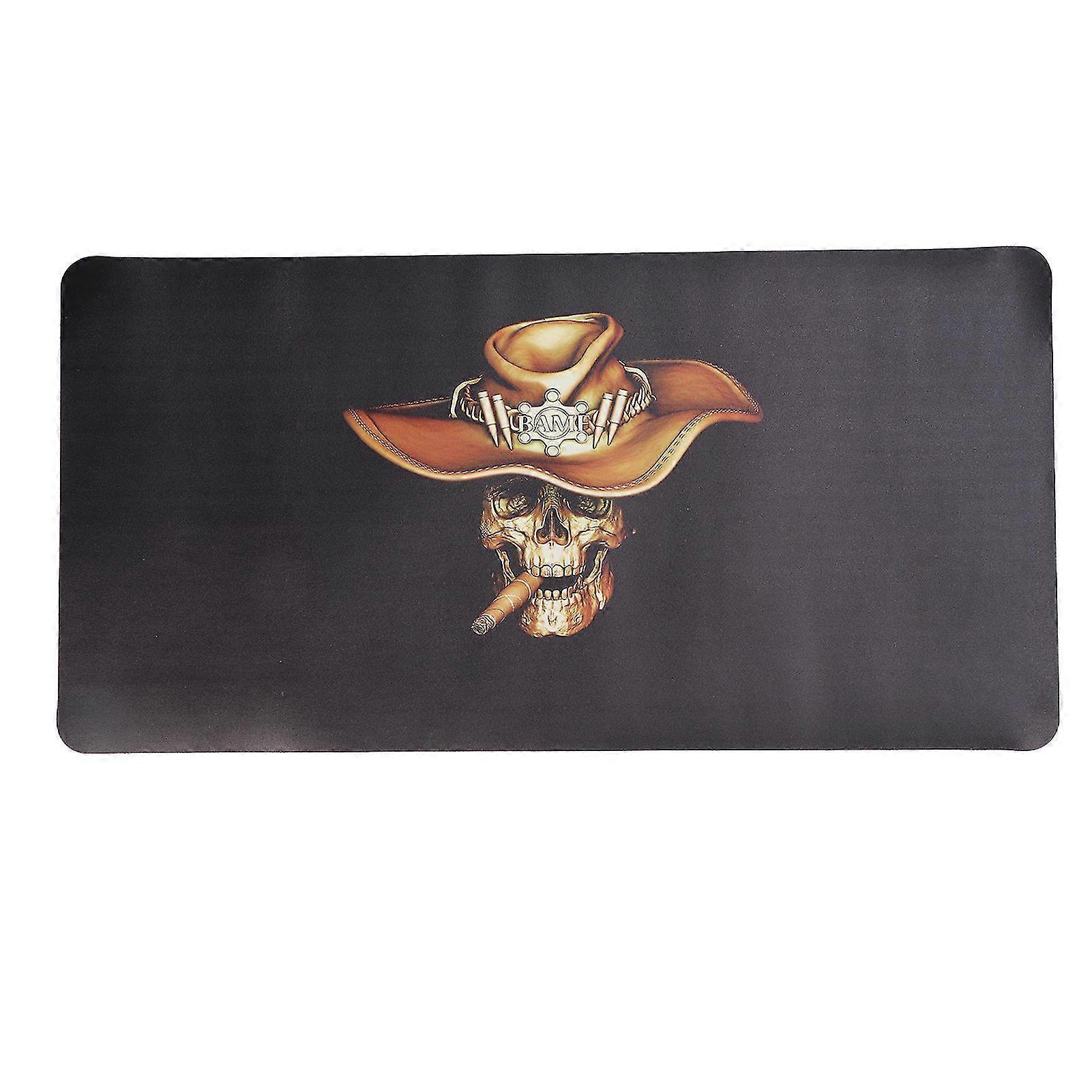 Pirate Skull Pattern Mouse Pad - Large Decorative Desk Protector Mat for Computer Keyboard