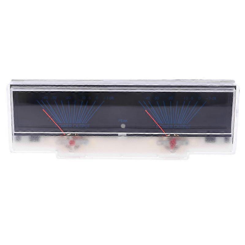 VU-Meter Audio-Leistungsverstärker-Panel Dual Analog Level DB Meter mit Hintergrundbeleuchtung