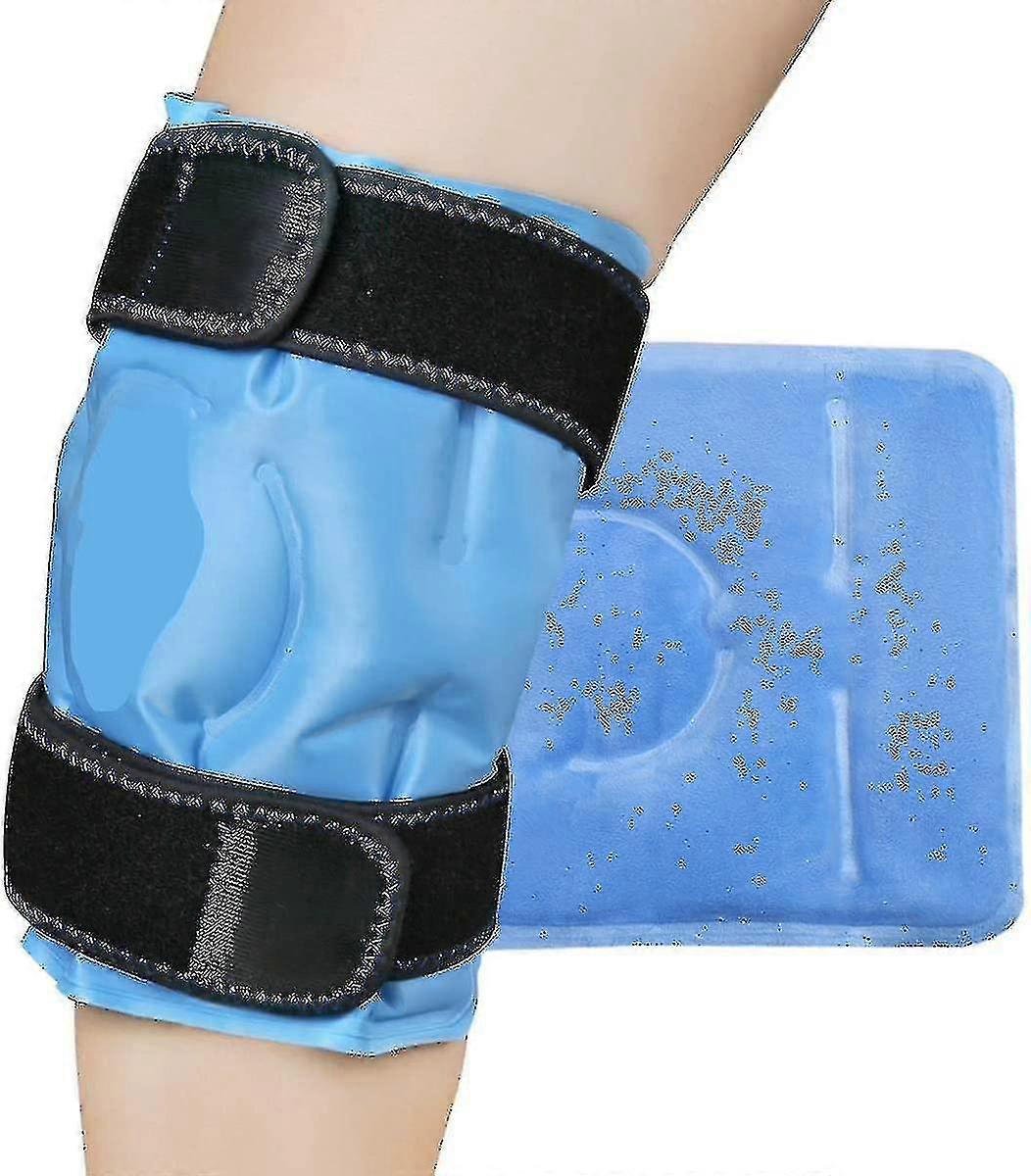 Ice Pack For Knee Pain Relief, Reusable Gel Ice Wrap For Leg Injuries, Swelling, Knee Replacement Surgery, Cold Compress Therapy