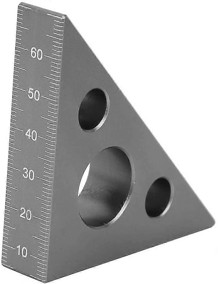 Aluminum Alloy Triangle Ruler Right Angle Ruler Carpentry Measuring Tool