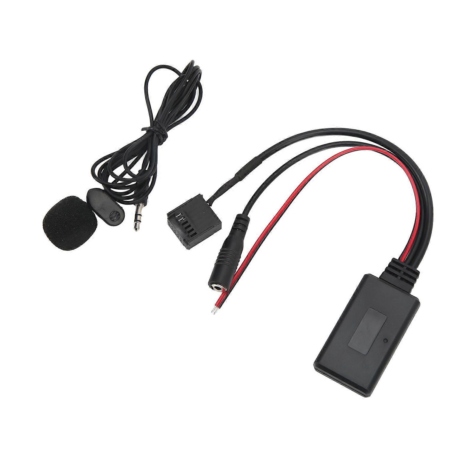 Car Bluetooth 5.0 Wireless Module 12pin Handsfree Mic Replacement for Ford Focus Mondeo 6000CD