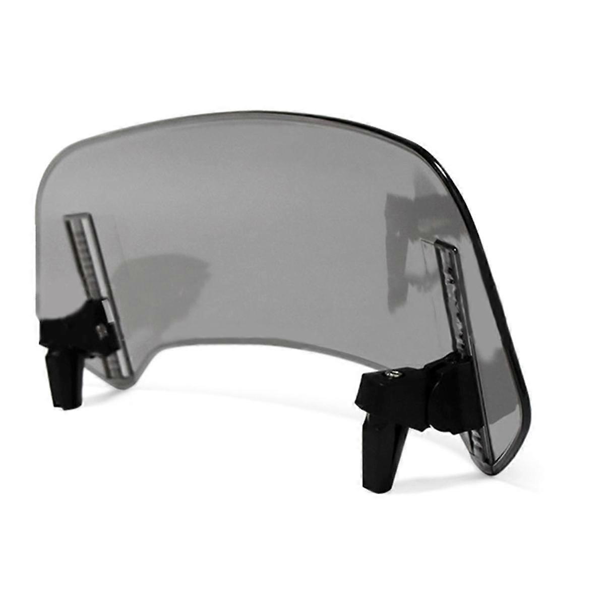 Motorcycle Windshield Grey Extension Adjustable Spoiler Deflector for 36X14cm