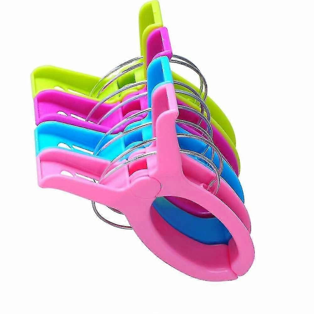 8 Pack Jumbo Size Beach Towel Clips For Beach Chairs Or Lounge
