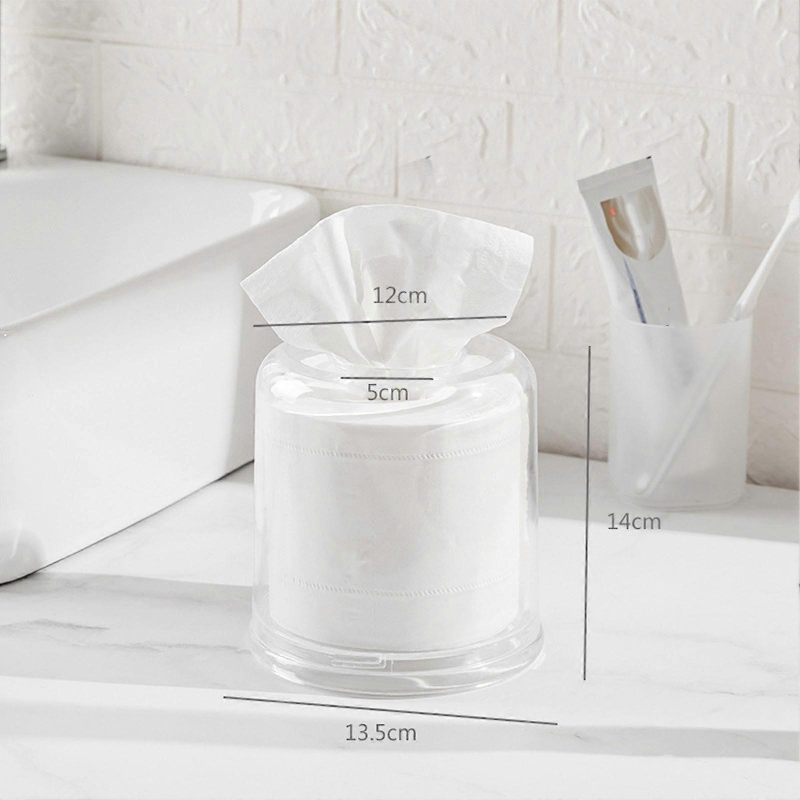 Acrylic Roll Tissue Box Holder Simple Durable Tissue Box A Great Household Decorating