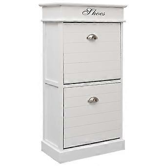 Schuhschrank braun 50x28x98 cm Paulownia Holz