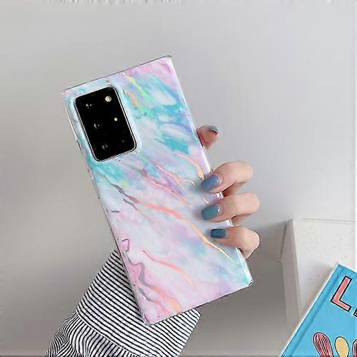 For Samsung Galaxy Note 20 Laser Marble Pattern TPU Protective Case